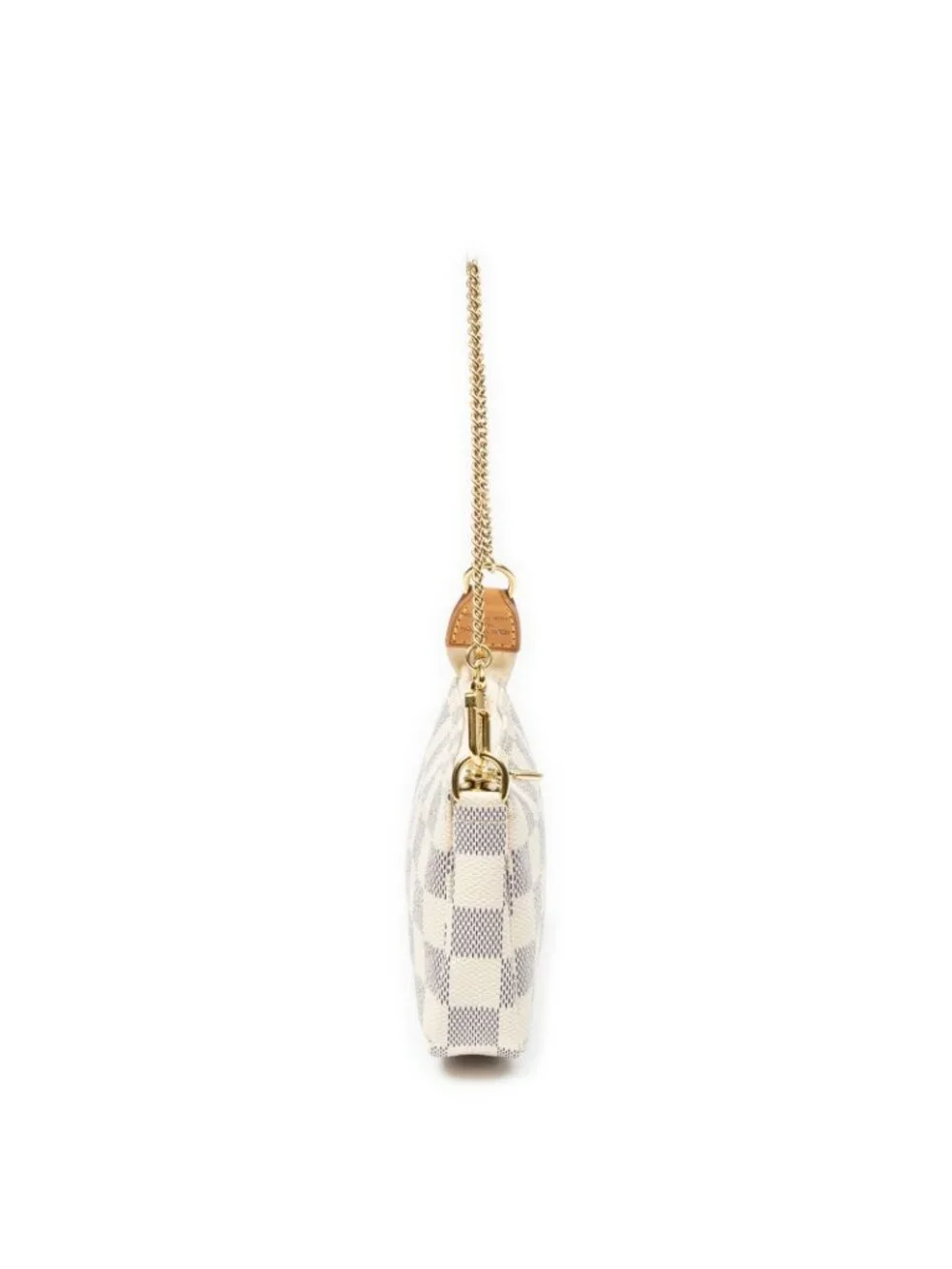 Louis Vuitton Mini Pochette Ivory Damier Azur Pouch